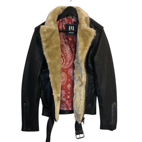 Master Supply Co Genuine Leather Unisex Jacket Sz S - Picture 4 of 16